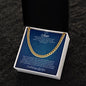 To My Son | Cuban Link Chain