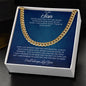 To My Son | Cuban Link Chain
