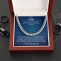 To My Son | Cuban Link Chain