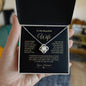 To My Beautiful Wife | Love Knot Necklace