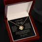 To My Beautiful Wife | Love Knot Necklace