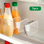 5-Pack Refrigerator Snap-On Shelf Dividers