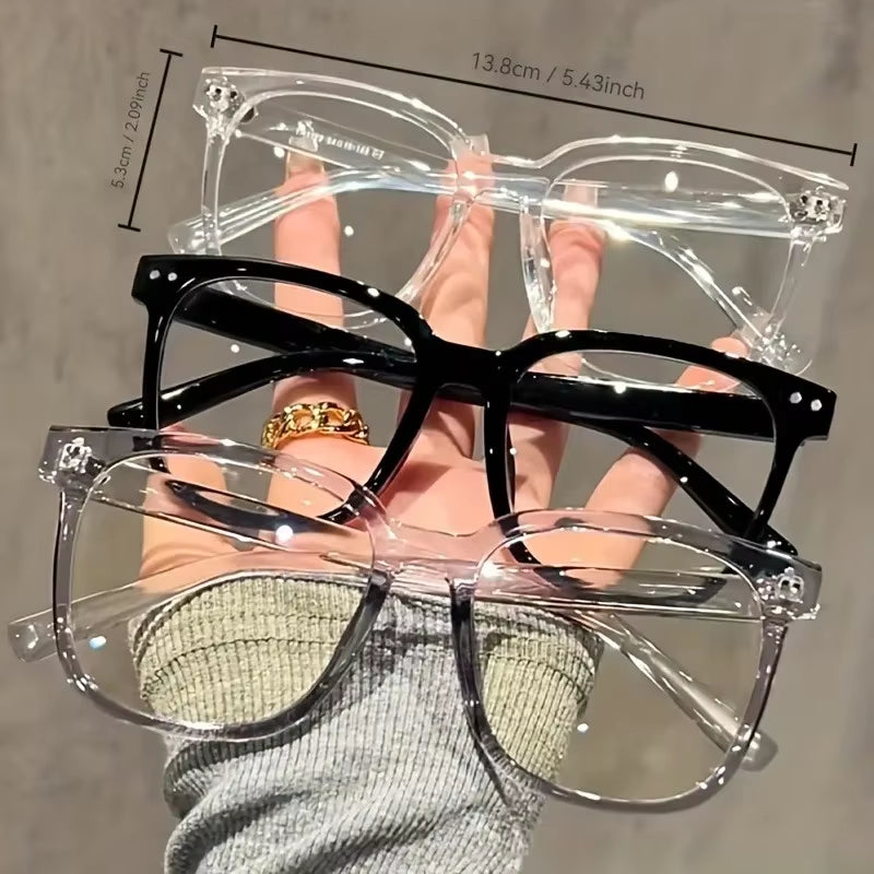 Unisex Square Frame Blue Light Blocking Glasses