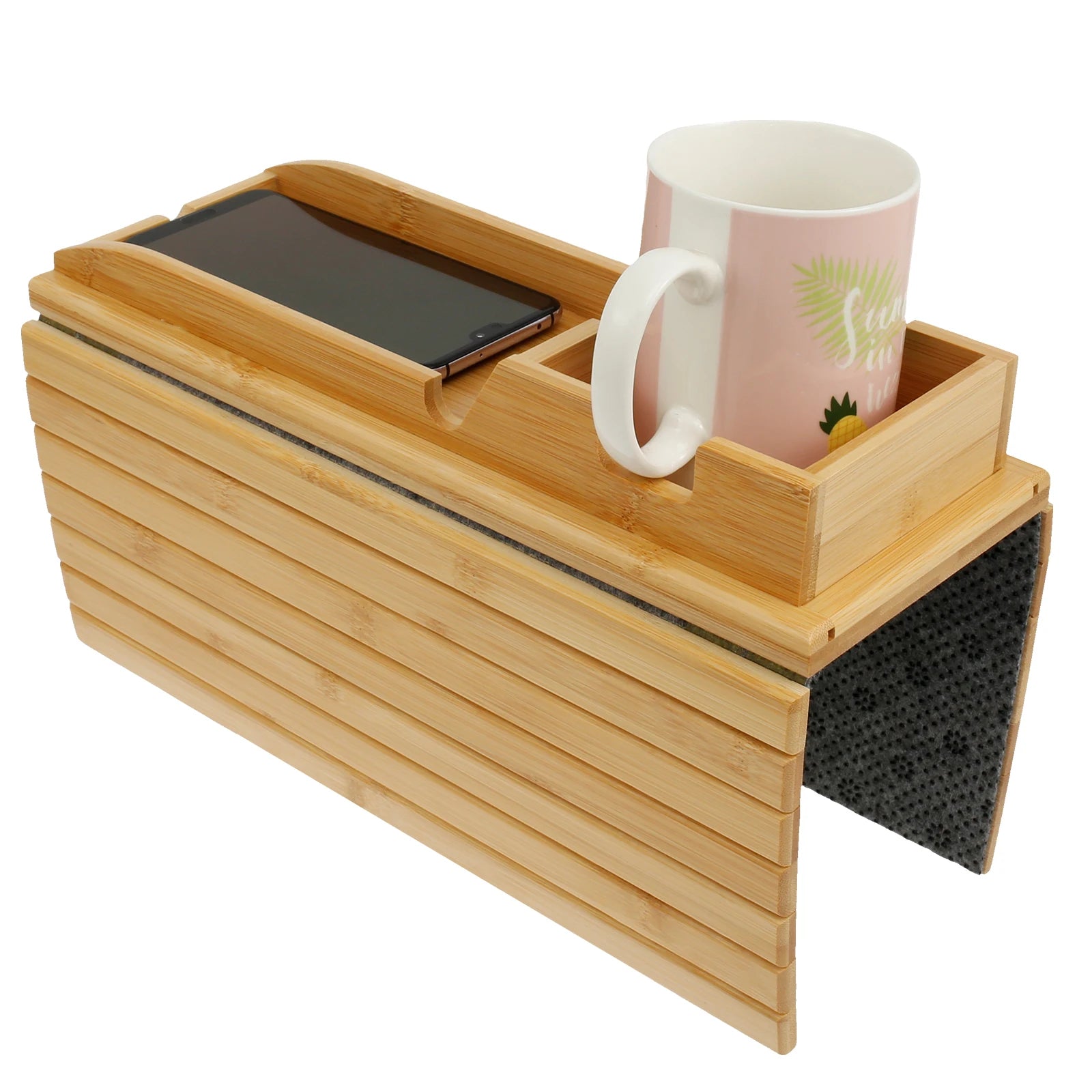 SipEase Wooden Couch Cup Holder