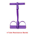 4-Level Resistance Band Tensioner with Non-Slip Handles