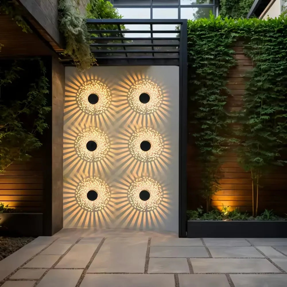 MandalaGlow Solar Light