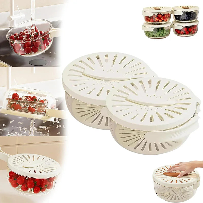 FreshFlow 2-in-1 Drain & Store Basket