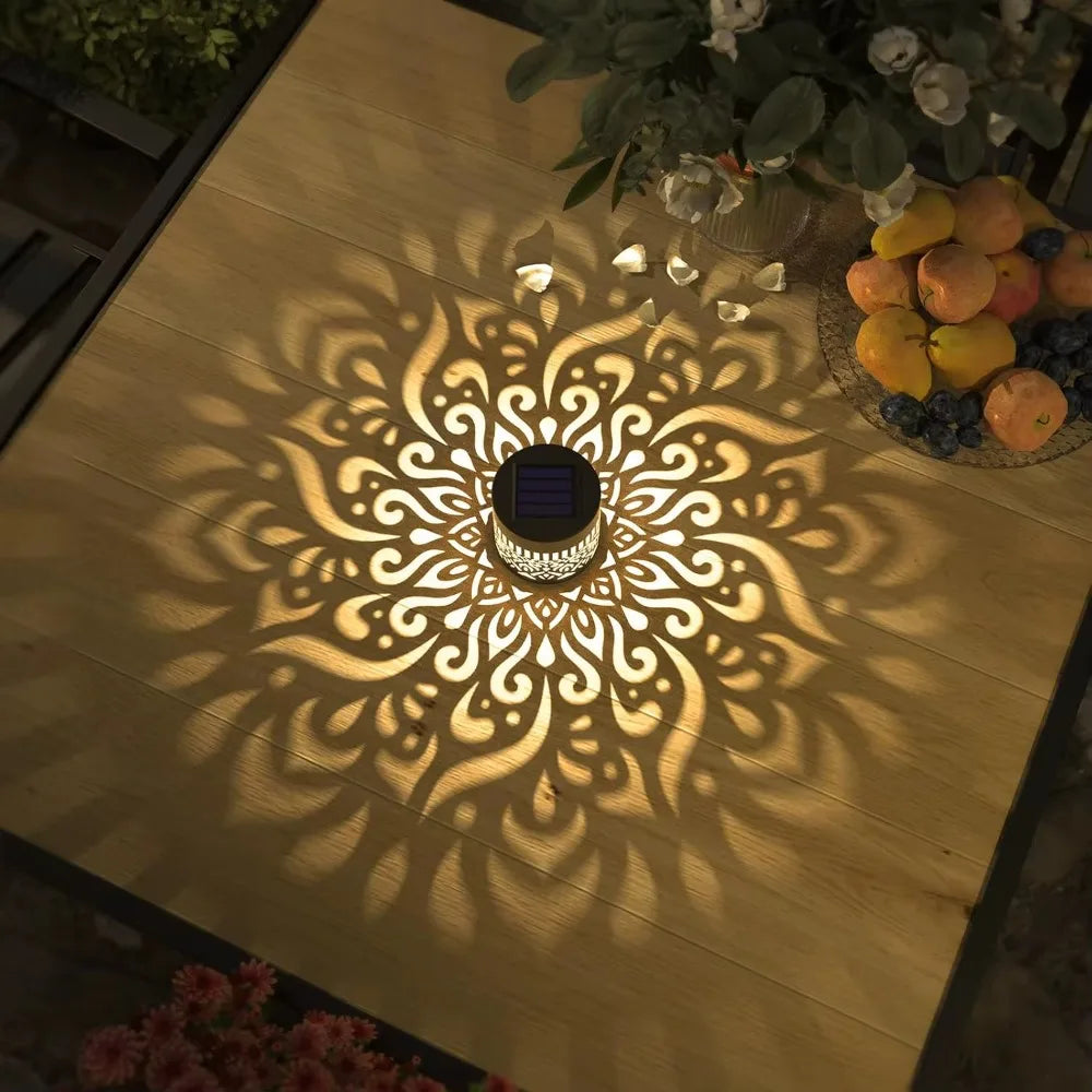 MandalaGlow Solar Light
