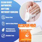 FreshEase Rinse-Free Bath Wipes