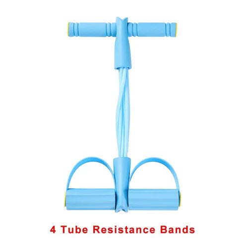 4-Level Resistance Band Tensioner with Non-Slip Handles