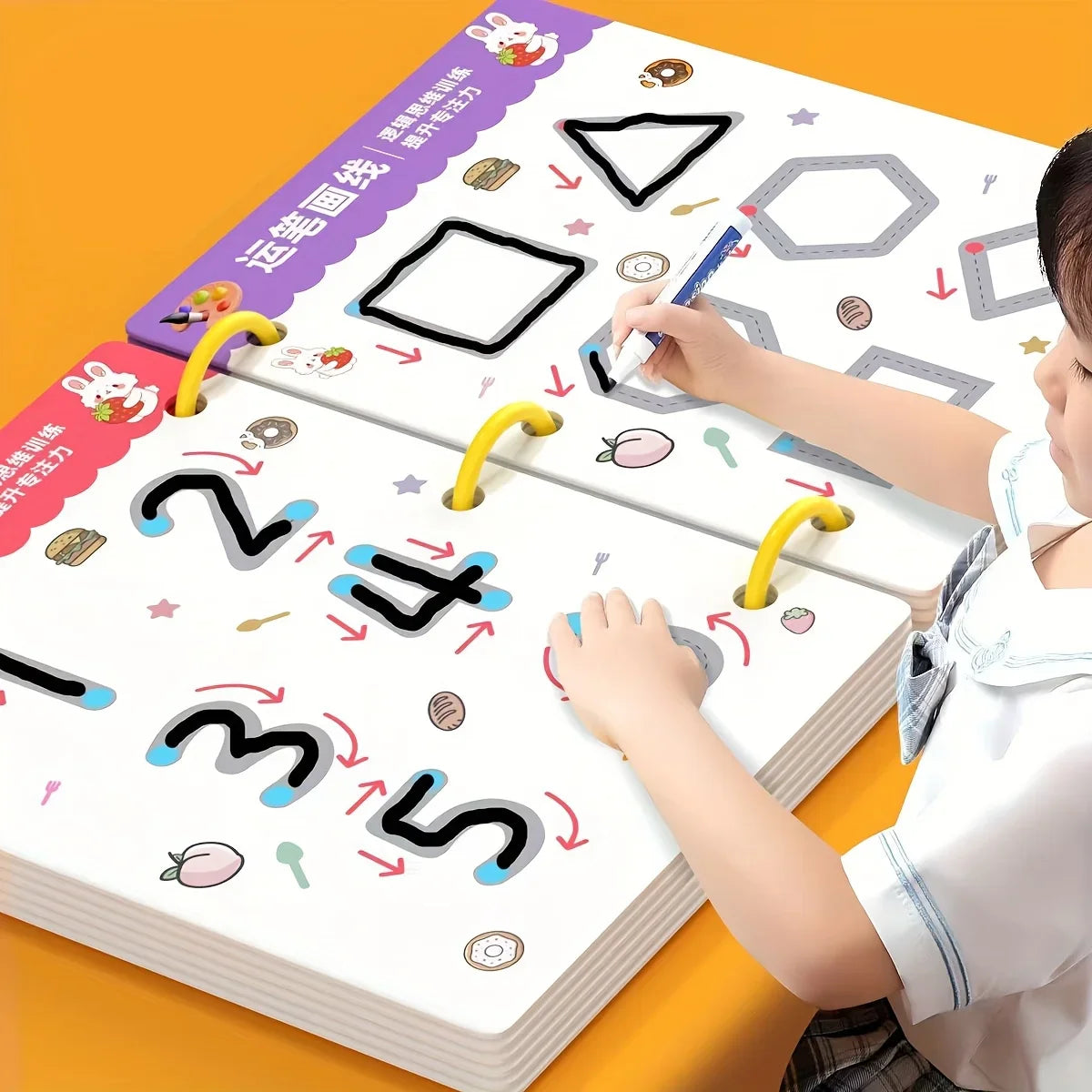 Children's Reusable Writing Workbook Set